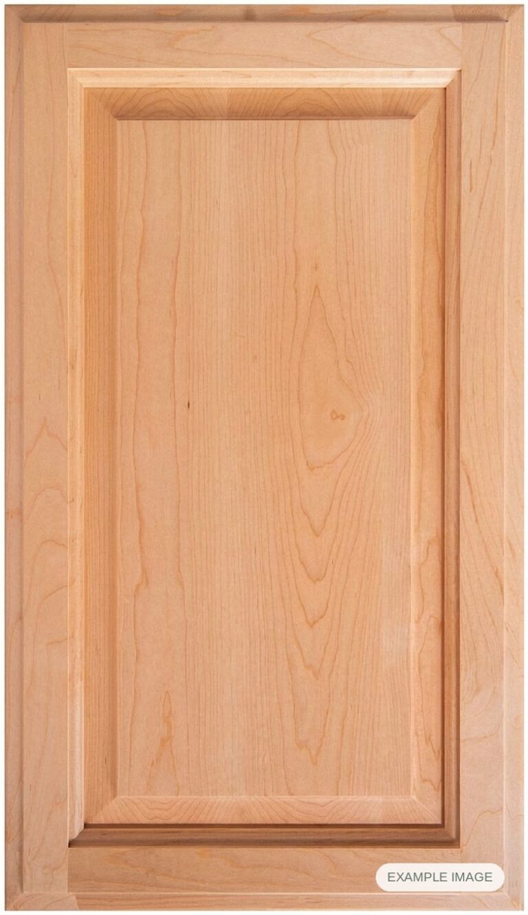 Revere cabinet door in unfinished Maple Select, made to size