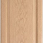 Revere cabinet door in unfinished White Oak, made to size