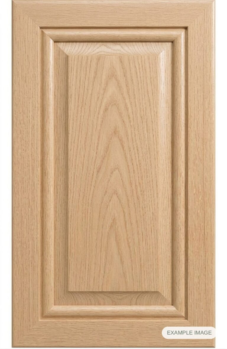 Richmond cabinet door in unfinished White Oak, made to size