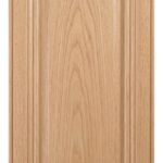 Ridgeland cabinet door in unfinished White Oak, made to size