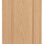 Rochester cabinet door in unfinished White Oak, made to size