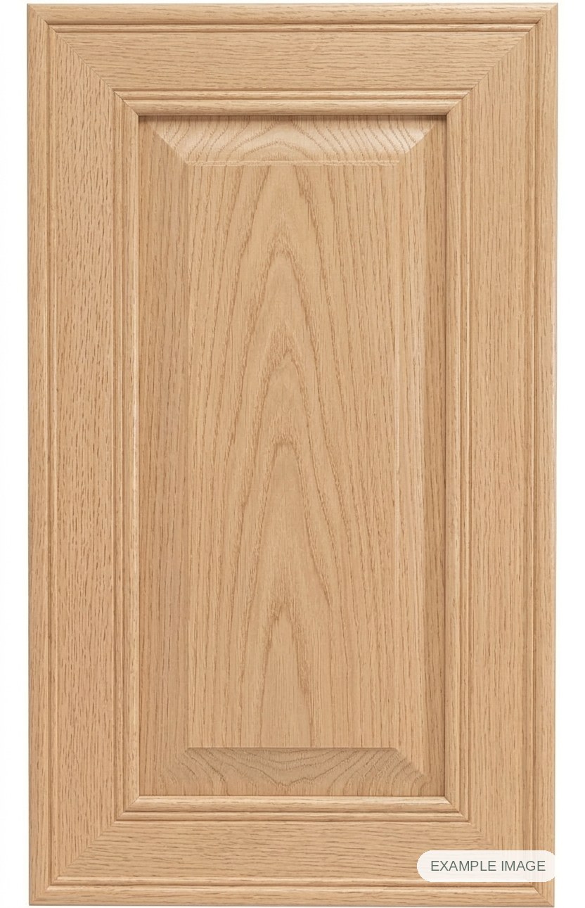 Rochester cabinet door - White Oak Rochester cabinet door in unfinished White Oak, made to size