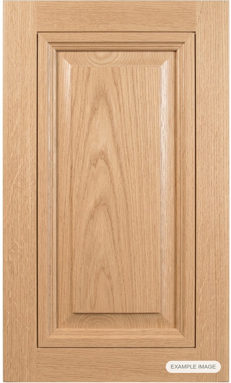 San Clemente cabinet door - White Oak San Clemente cabinet door in unfinished White Oak, made to size