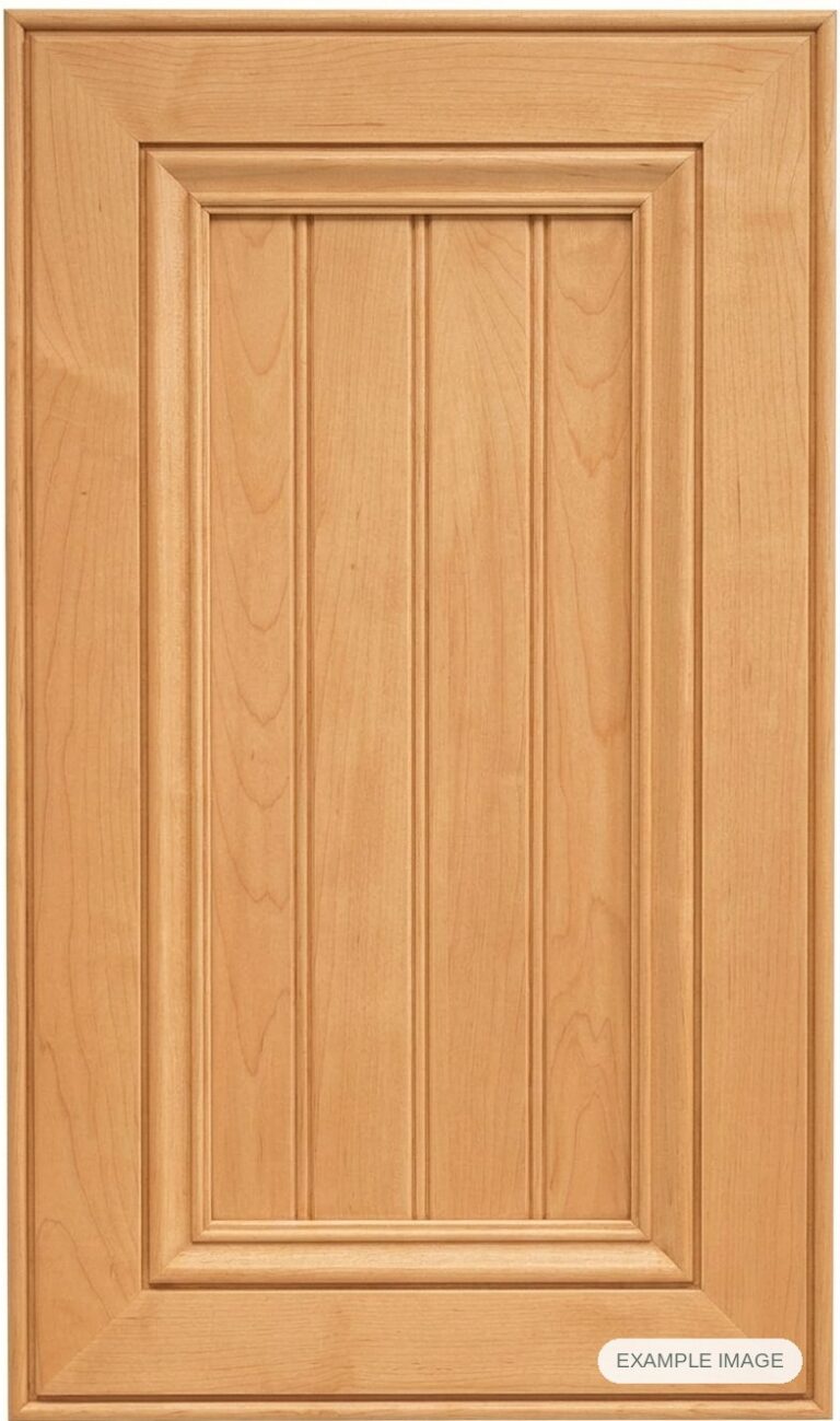 San Fernando cabinet door in unfinished Maple Select, made to size