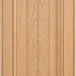 San Fernando cabinet door in unfinished White Oak, made to size