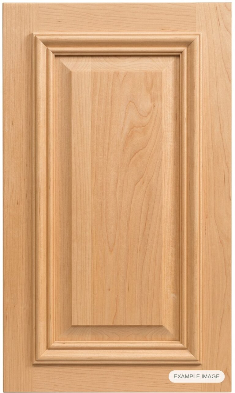 San Marino cabinet door in unfinished Maple Select, made to size