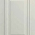 San Simeon RTF (Large C-Panel) thermofoil cabinet door in Fashion Grey, made to your sizes