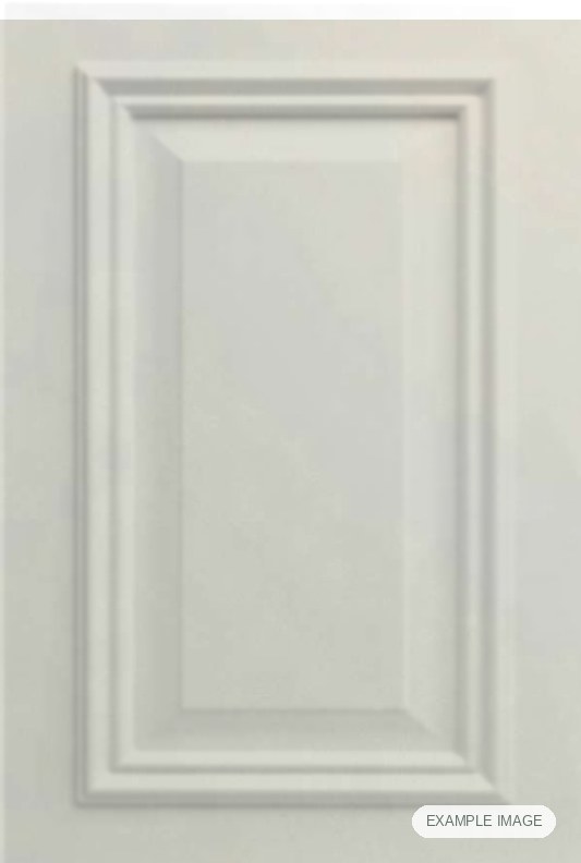 San Simeon RTF (Large C-Panel) thermofoil cabinet door in Fashion Grey, made to your sizes