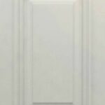 San Simeon RTF (Large S-Panel) thermofoil cabinet door in Fashion Grey, made to your sizes