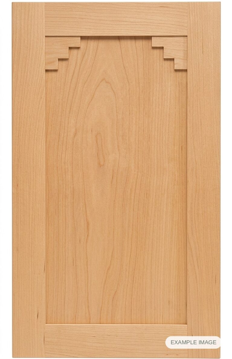 Santa Fe (Inset Panel) cabinet door in unfinished Maple Select, made to size