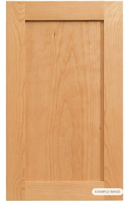 Shaker cabinet door in unfinished Maple Select, made to size