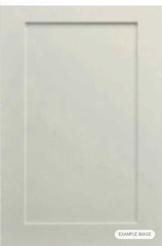 Shaker RTF thermofoil cabinet door in Fashion Grey, made to your sizes