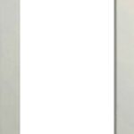 Shaker RTF Glass thermofoil cabinet door in Fashion Grey, made to your sizes