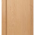 Skinny Shaker cabinet door in unfinished Maple Select, made to size