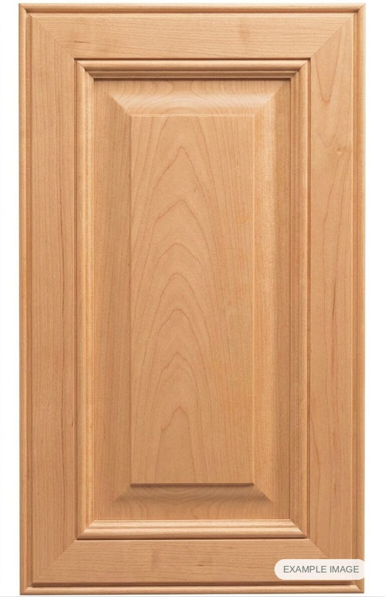 Stanford cabinet door in unfinished Maple Select, made to size