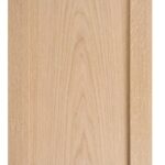 Teton Solid cabinet door in unfinished White Oak, made to size