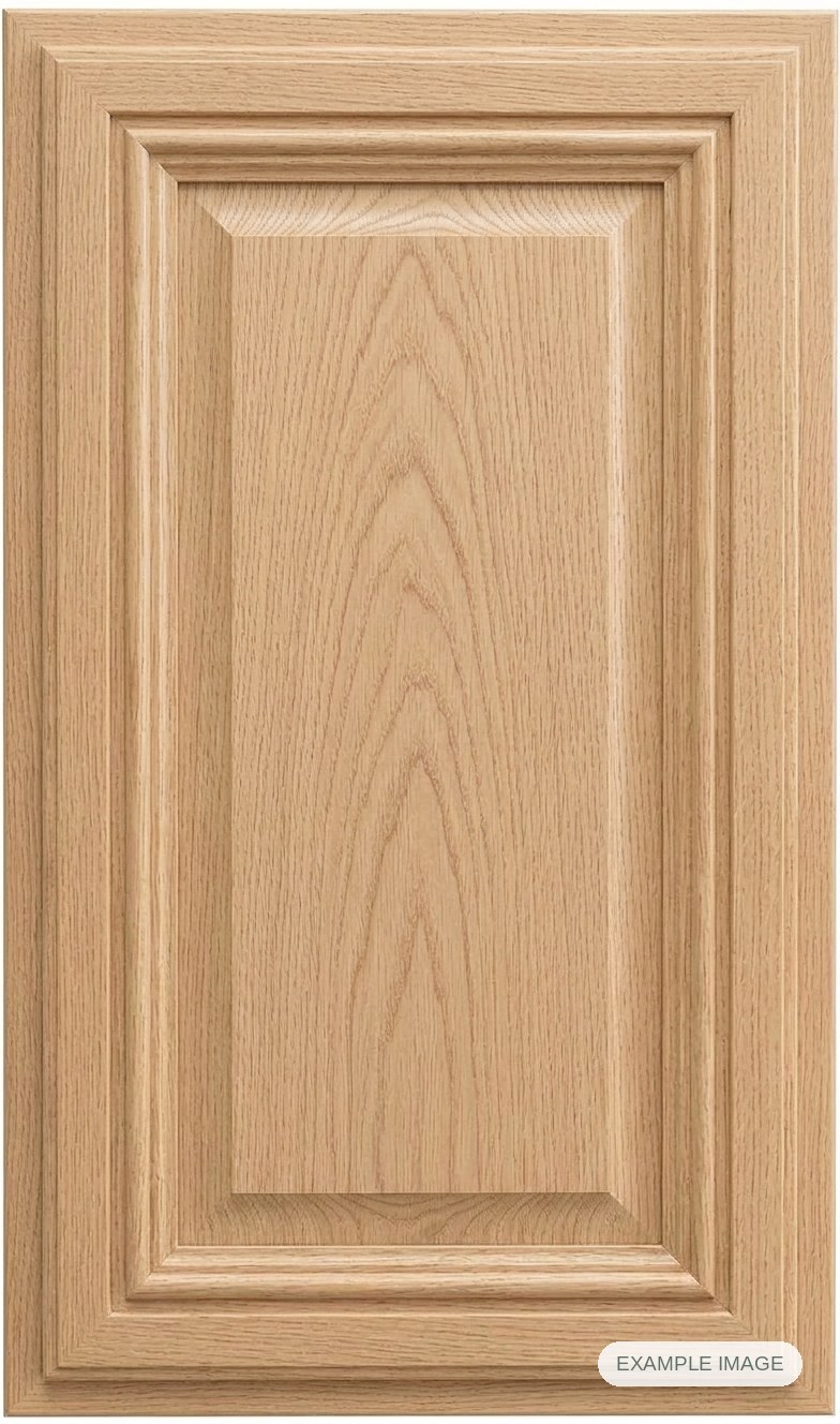 Titan cabinet door - White Oak Titan cabinet door in unfinished White Oak, made to size