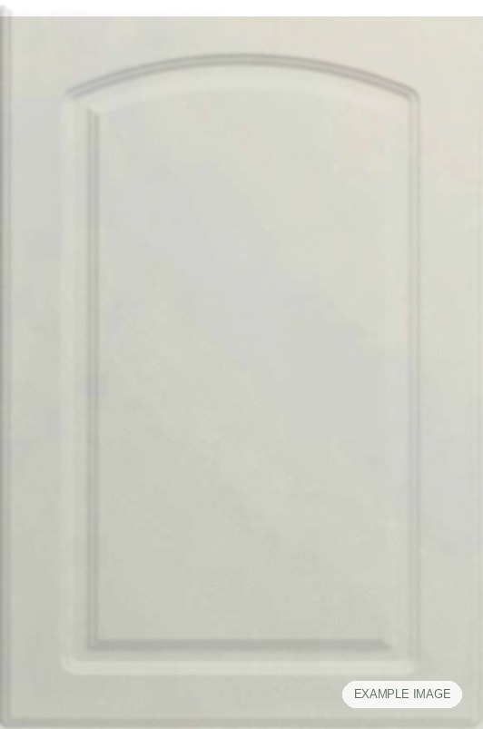 Tulalip Juliano thermofoil cabinet door in Fashion Grey, made to your sizes