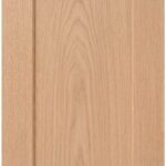 Tuscan Solid cabinet door in unfinished White Oak, made to size