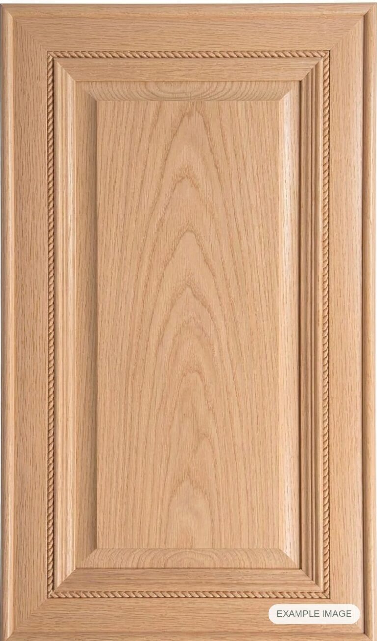 Vermont cabinet door in unfinished White Oak, made to size