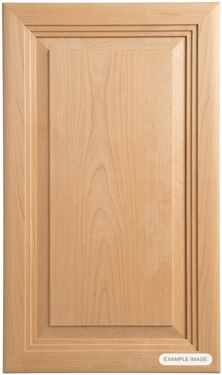 Victoria cabinet door in unfinished Maple Select, made to size