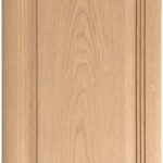 Victoria cabinet door in unfinished White Oak, made to size
