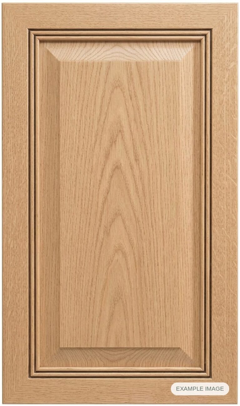 Windsor cabinet door in unfinished White Oak, made to size