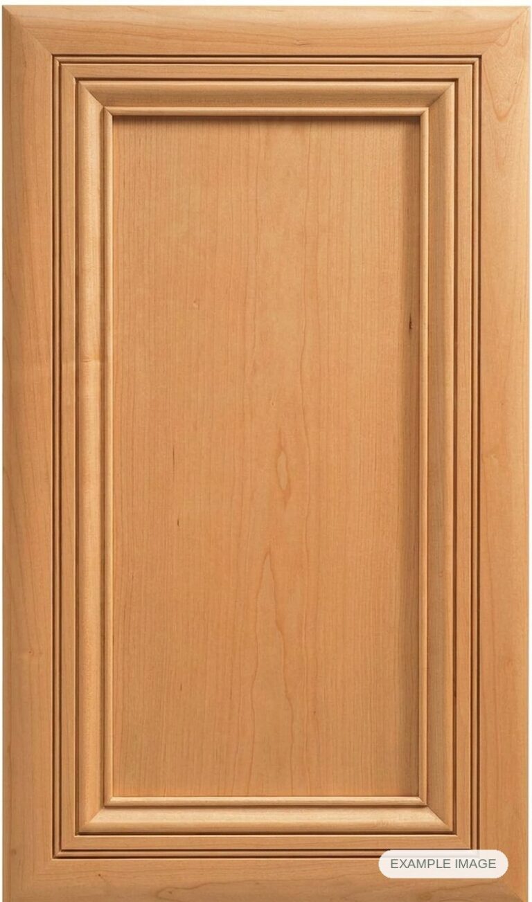 Woodside cabinet door in unfinished Maple Select, made to size