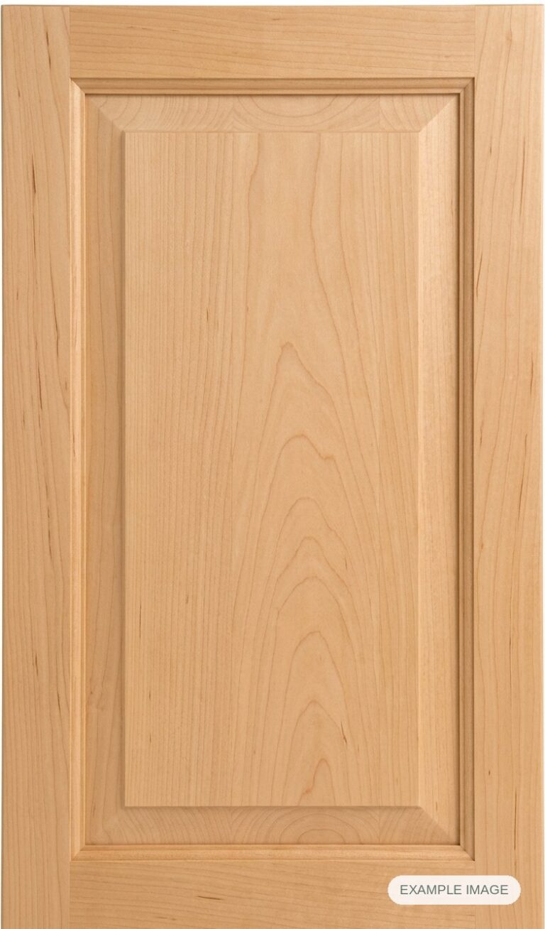 Wyoming cabinet door in unfinished Maple Select, made to size