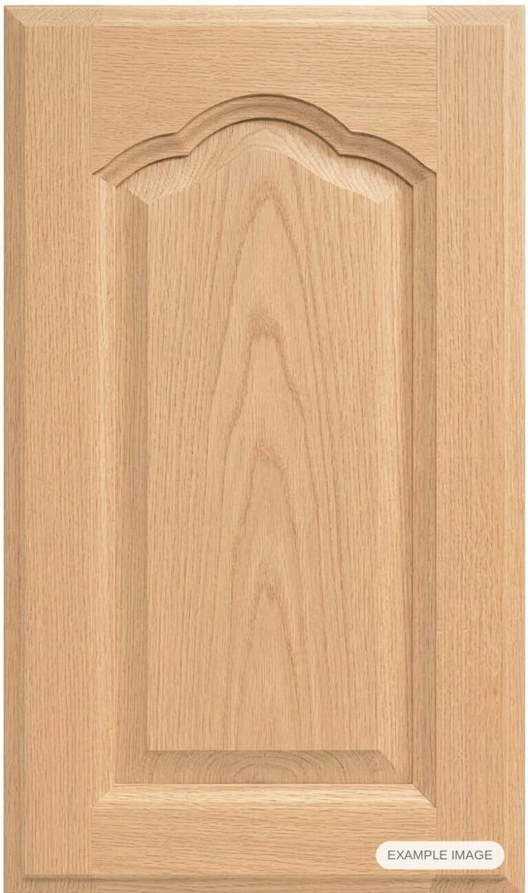 Zinfandel cabinet door in unfinished White Oak, made to size