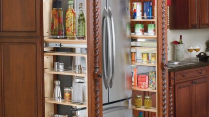 Wood Tall Filler Pullout